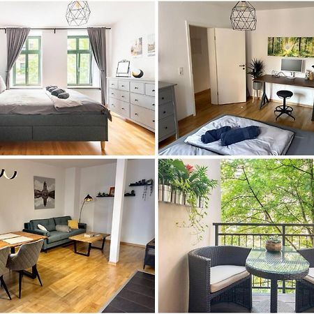 Super Zentrale, Gemutliche Wohnung Mit Balkon Leipzig Eksteriør bilde