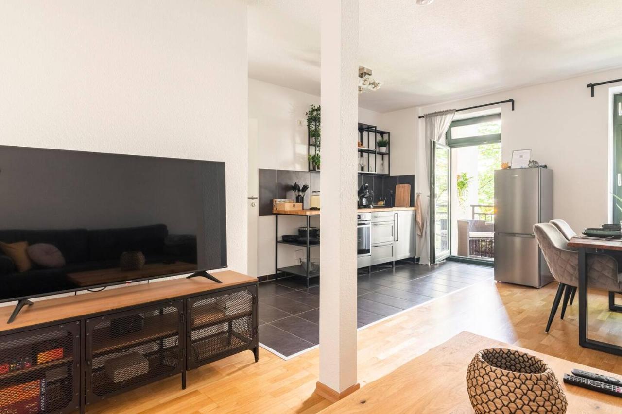 Super Zentrale, Gemutliche Wohnung Mit Balkon Leipzig Eksteriør bilde