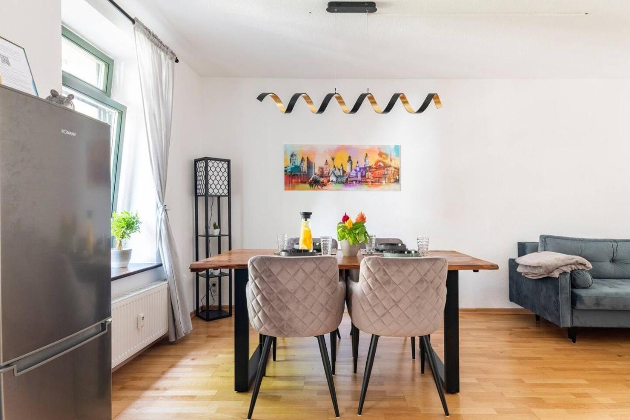 Super Zentrale, Gemutliche Wohnung Mit Balkon Leipzig Eksteriør bilde